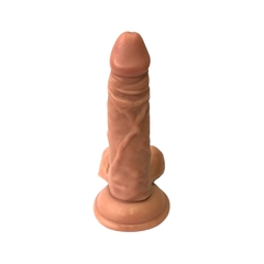 Dildo Vibrador Con Movimiento - Kipit Real 6 Shock Beige en internet