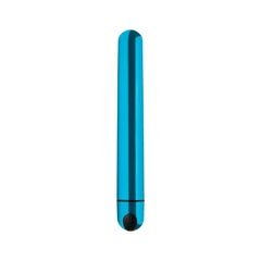Bala Vibradora Cromada Recargable - Bang 10x Slim Bullet Blue