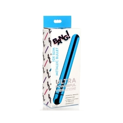 Bala Vibradora Cromada Recargable - Bang 10x Slim Bullet Blue - tienda en línea
