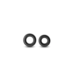 Duo Anillos Para Pene De Silicona - Renegade Erectus Black