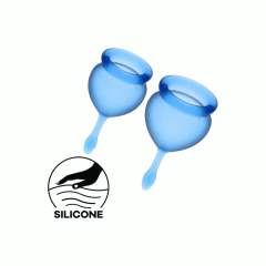 Duo Copas Menstruales Satisfyer - Feel Good Dark Blue