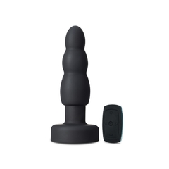 Plug Anal Vibrador Con Perlas Rotativas - Propel Adventures Platinum