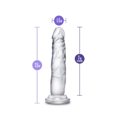 Dildo Consolador Delgado Flexible - B Yours Diamond Crystal 7 en internet