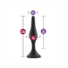 Butt Plug Delgado De Silicona - Large Anal Plug Adventures Platinum en internet
