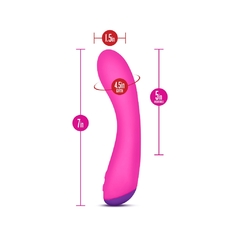 Vibrador De Punto G Recargable Fucsia - Aria Magnify Blush en internet