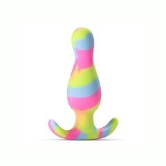 Plug Anal De Silicona Multicolor - Avant Kaleido Lime