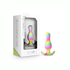 Plug Anal De Silicona Multicolor - Avant Kaleido Lime - Piccolo Boutique