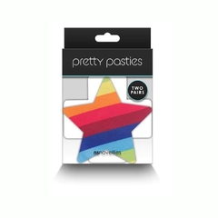 Parches De Pezón Arcoiris - Pretty Pasties Pride Cross & Star - comprar en línea