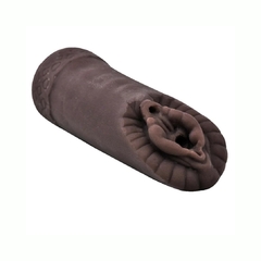 Masturbador Vaginal Texturizado Con Perlas - Sexy Snatch Brown Blush