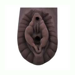 Masturbador Vaginal Texturizado Con Perlas - Sexy Snatch Brown Blush - comprar en línea