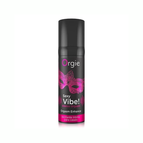 Orgie Sexy Vibe! Vibrador Líquido Nivel 8 Intense Orgasm 15 ml