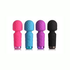 Imagen de Vibrador Masajeador Compacto - Mini Silicone Wand Purple Bang