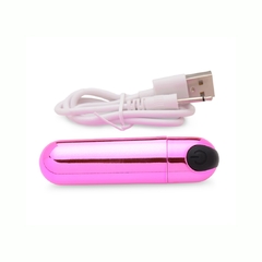 Bala Vibradora Recargable Cromada - Bang 10x Bullet Pink en internet