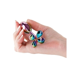 Plug Anal Metalico Multicolor De Trebol - Rear Assets Clover en internet