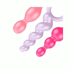 Satisfyer Booty Call Set - 3 Plugs Bolas Anales De Silicona - comprar en línea