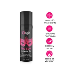 Orgie She Spot Vibrador Nivel 6 Frío Caliente 15 ml en internet