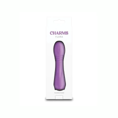 Vibrador de Silicona Con Gema de Luz - Charms Flora Purple en internet