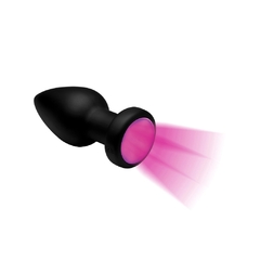 Plug Anal Con Luz Vibrador A Control - Booty Sparks Light Up Medium