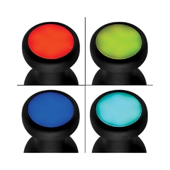 Plug Anal Con Luz Vibrador A Control - Booty Sparks Light Up Medium en internet