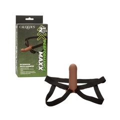 Funda Para Pene Strap On - Performance Maxx Extension With Harness Brown - Piccolo Boutique