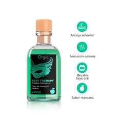 Orgie Sexy Therapy Apple 100 ml - Aceite Comestible Térmico - Piccolo Boutique