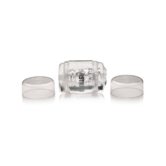 Mini Masturbador Doble Boca y Vagina - Mistress Double Shot Clear - Piccolo Boutique
