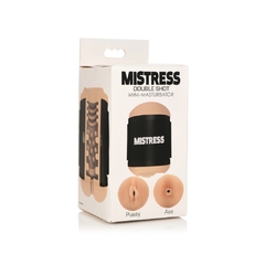 Mini Masturbador Vagina y Ano - Mistress Double Shot - tienda en línea