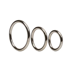 Kit Anillos Metálicos Para Pene - Silver Ring Set Calexotics