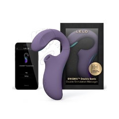 Enigma Double Sonic Lelo - Estimulador de Punto G y Clítoris Con App Cyber Purple