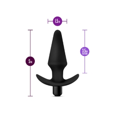 Plug Anal Vibrador De Silicona - Adventures Platinum - tienda en línea