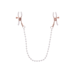 Pezoneras Cadena de Perlas - Peaches'n Creame Pearl Nipple Clamps