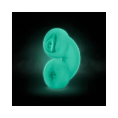 Masturbador Doble Vagina y Ano - Soft Wet Double Trouble Delight Glow - comprar en línea