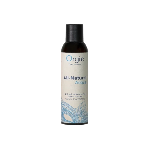 Lubricante Sedoso Base Agua - Orgie All Natural Acqua 150 ml