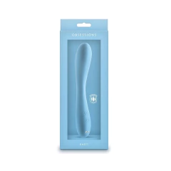 Vibrador Térmico De Silicona - Obsessions Rhett Azul - Piccolo Boutique
