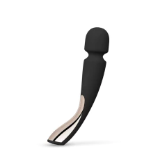 Smart Wand Mediano Negro Lelo - Vibrador Masajeador Corporal De Lujo