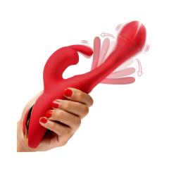 Conejito Vibrador Multiorgásmico Punto G - Rabbit Flick Rojo - comprar en línea