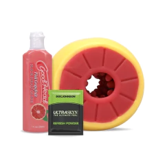 Kit Masturbador Para Sexo Oral - Blowjon Set Grapefruit