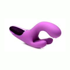 Conejo Vibrador Recargable - Triple Rabbit Vibrator Purple Bang