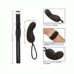 Vibrador Con Control Recargable - Wristband Remote Curve - tienda en línea