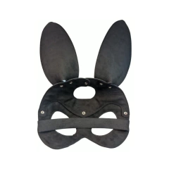 Mascara Bondage De Conejo Piel Sintética - Black Bunny Stoys - comprar en línea