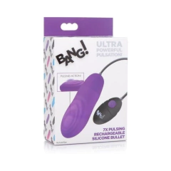 Bala Consoladora De Pulsación Recargable - Pulsing Purple Bang! - comprar en línea