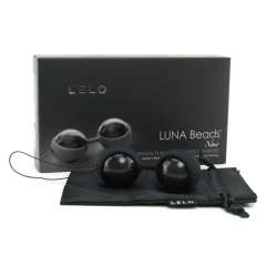 Imagen de Bolas Chinas De Lujo Para Ejercicio Kegel - Luna Beads Noir Lelo