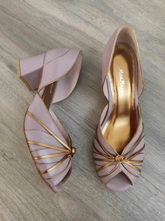 Nó peep toe salto 5