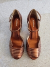 Linhas peep toe salto 6