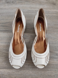 Monalisa peep toe salto 4 - comprar online