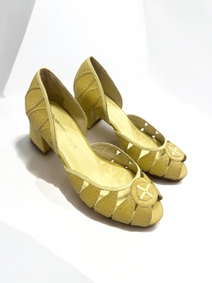 Folha amarelo salto 6 bloco - comprar online