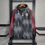 JAQUETA CORTA VENTO FLAMENGO ADIDAS-MASCULINA- PRETO/CINZA