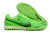 Chuteira Society Nike Air Zoom Mercurial Vapor 15 Pro TF KPU na cor verde, com detalhes em preto e sola texturizada.