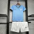 Imagem do KIT INFANTIL LAZIO HOME CAMISA SHORT 2024/2025