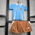 KIT INFANTIL SELEÇÃO BELGICA AWAY CAMISA E SHORT 2024/2025 - loja online
